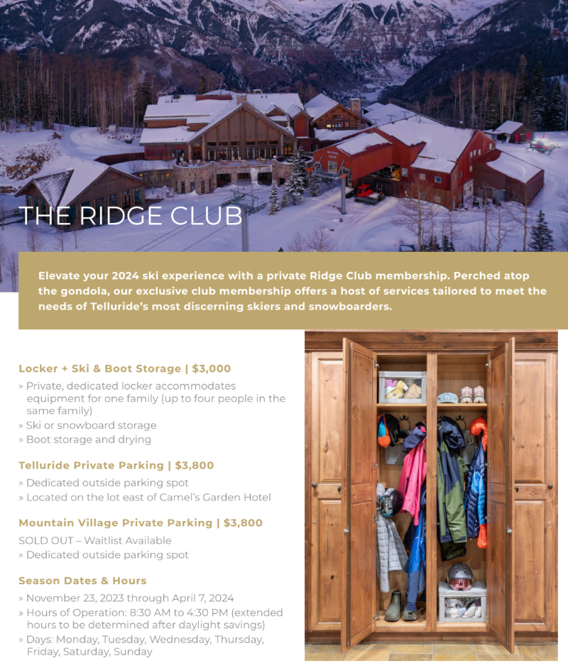 the ridge club