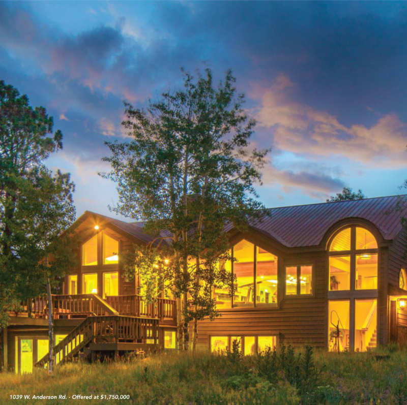well lit house