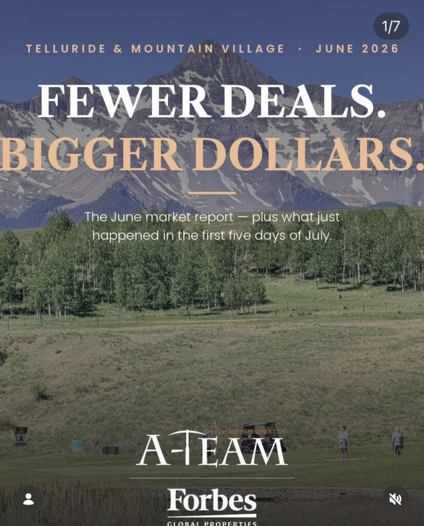 BIGGER DOLLARS. The June market report – plus what just happened in the first five days of July.